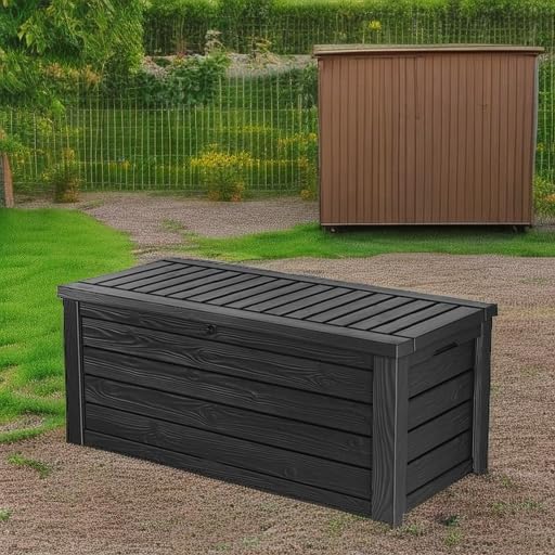 150 Gal Grey Outdoor Storage Box