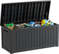 270 Gallon Black Outdoor Storage Box