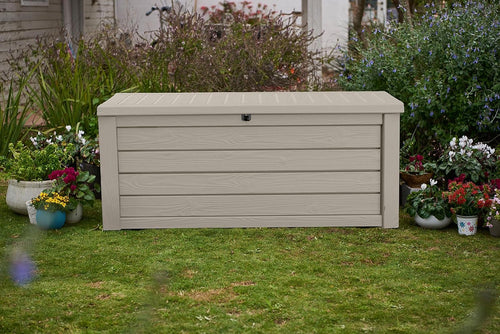 150 Gal Beige Outdoor Storage Box