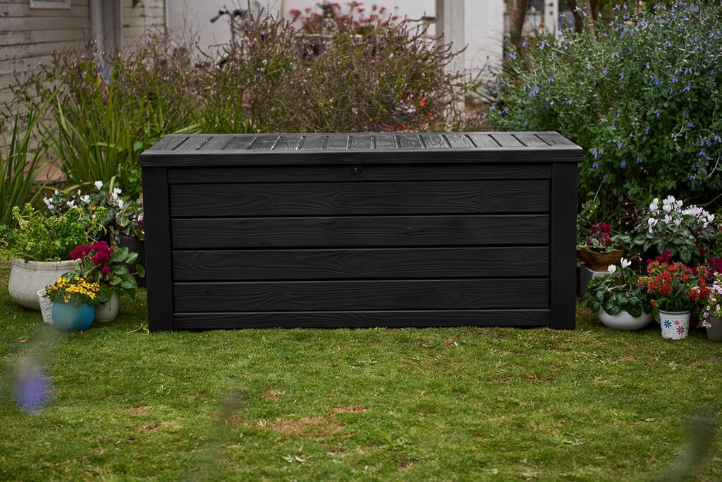 150 Gal Grey Outdoor Storage Box